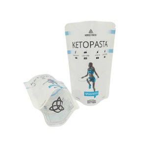 China Plastic Sport Pouch spaghetti Pack Bag With k, Printed Packaging Pouch With zipper on sale