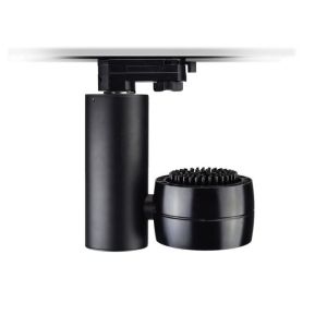 Black Led Track Lighting Fixtures 12 Degree For Residential / Institution