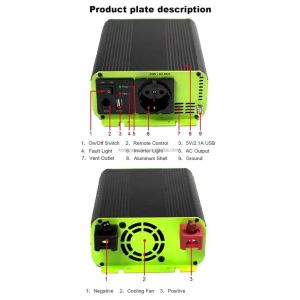 500W Pure Sine Wave Inverter Power Board Pure Sine Wave Power Inverter For Home