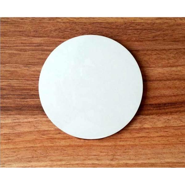 Wholesale 10*10cm Round Blank MDF coaster with white top for DIY printing artwork