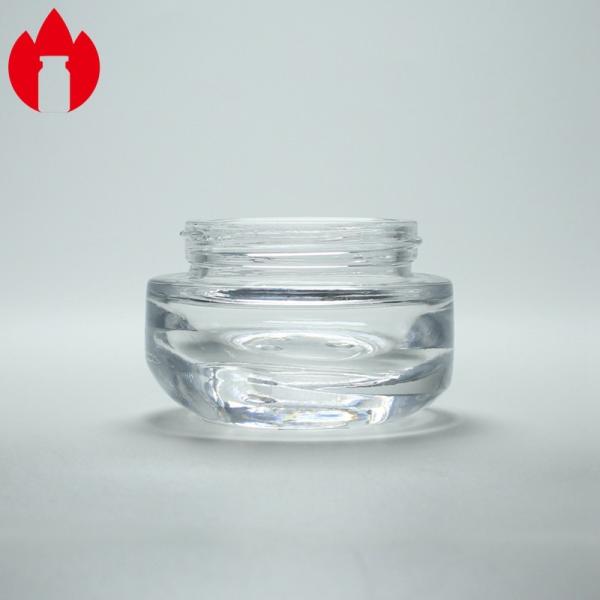 Buy Cosmetic Cream Clear Glass Vial 5ml Frosting Treatment at wholesale prices