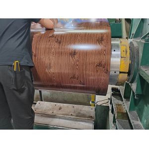 High Strength Prepainted Color PVDF Steel Coils 1250mm For Construction