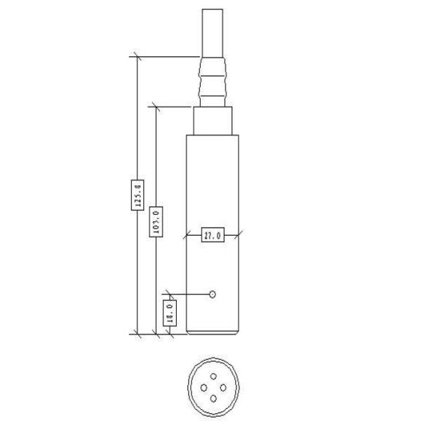 Submersible level transmitter for Sewerage application HPT-33