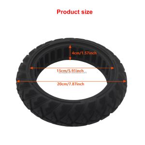 8.1x2 Durable and Shock-Absorbing Anti-Puncture Solid Tire For M4 Go E2 E2Plus