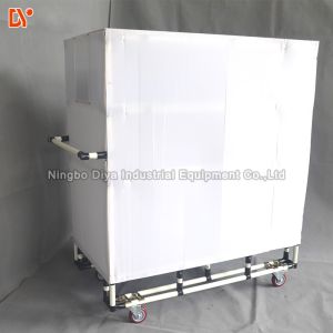 Heavy Duty Industrial Handpush Tote Cart White Lean Pipe Trolley