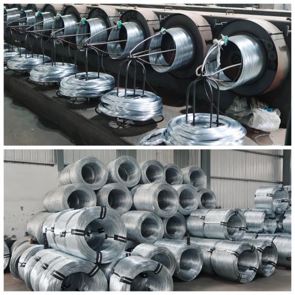 BWG 22 Galvanized Iron Wires Long Steel Binding Iron Wire 1370-2160MPA Tensile Strength
