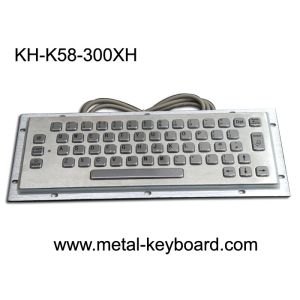 China Waterproof Vandalproof Industrial Metal Keyboard Stainless Steel Customized Design on sale