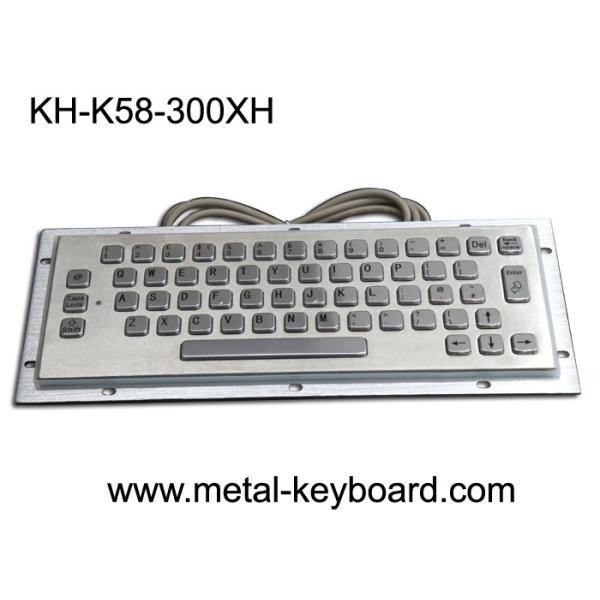 Buy Waterproof Vandalproof Industrial Metal Keyboard Stainless Steel Customized Design at wholesale prices