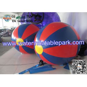 Outdoor Colorful Inflatable Water Ball , 1.5m / 2m Inflatable Water Rolling Ball