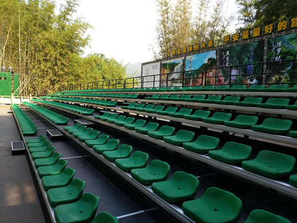 High Density Anti UV 260mm Row Outdoor Bleacher Seating / Movable Bleachers