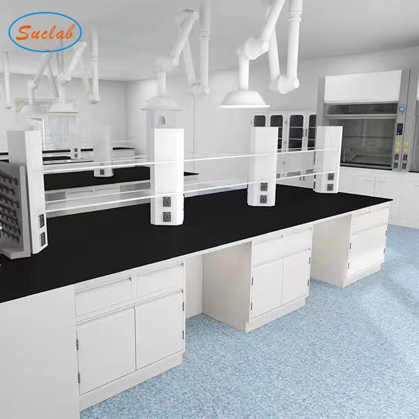 Promotion Full Steel Material Good Corrosion Resistance Laboratory Workbench with Drawers and Doors