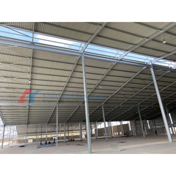 Customized Color Metal Construction Building With Metal Roof Sandwich Panel