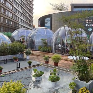 Large Luxury Geodesic Clear Transparent Outdoor Domes Igloo Tents