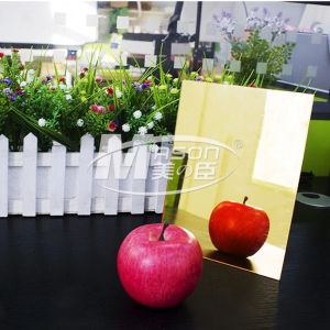 4x8 3mm Gold Silver PMMA Mirror Acrylic Sheet Cutting Plexiglass