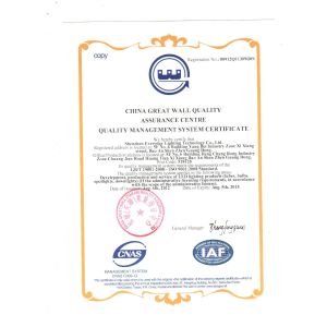 Shenzhen Everyday Lighting Technology Co.,LTD Certifications