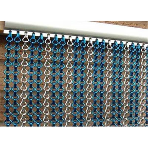 Aluminum Kitchen Decoration Chain Link Curtain With Pattern