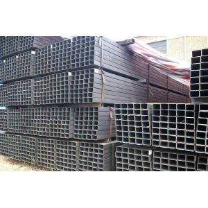 China Rectangular Section 0.3mm Hot Dip Galvanized Square Pipe Cold Rolled Mild Steel For Construction on sale