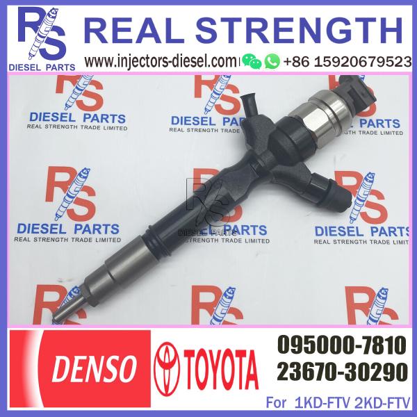 Buy common rail diesel fuel injector 095000-6710 095000-7810 23670-30290 for To-yota-Dyna engine at wholesale prices