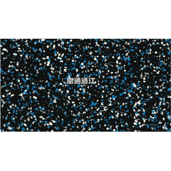 No toxic shock absorption mixed blue-white color speckled EPDM rubber sheet