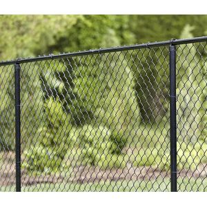 Iron Stadium Customizable Chain Link Wire Mesh Fence Green Coated Iron Net