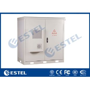 Two Compartments IP65 3 Bays Outdoor Equipment Cabinet