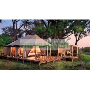 Forest Camping Mysterious Luxury Resort Tents Hotels Membrane Structure Custom