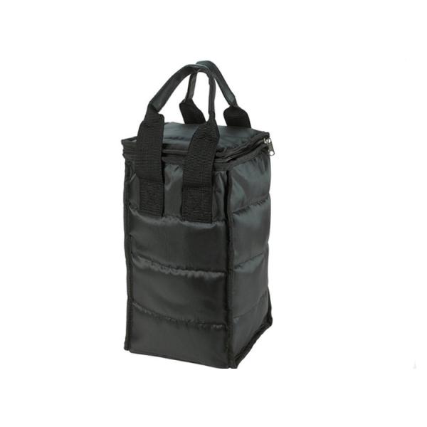 Factory supply Ice insulated nylon wine bottle cooler bag for four wines
