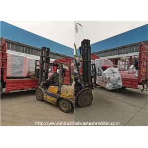 Aluminum Silicate Blanket 400mm Blade Industrial Waste Shredder 7.5kw
