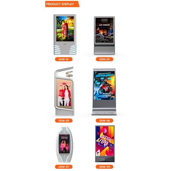 Easy installation 10000nits P4 P5 P6 P8 P10 mupi digital outdoor indoor led digital signage