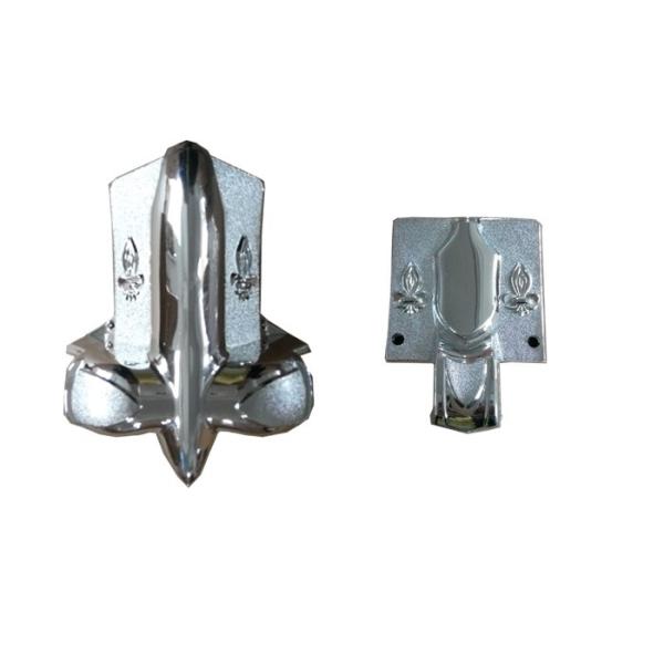 Buy Plastic Injection Molding  Silvering  Coffin Parts applied with Steel bar at wholesale prices