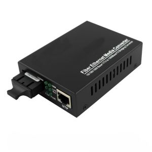 10 100 1000M UTP Fiber Ethernet Media Converter