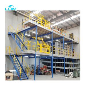 Multi Level Warehouse Metal Shelving Support Mezzanine Attic Rack
