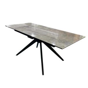 Quality Grey Extendable Dining Table Euro Style Versatile 1350mm*800*720mm for sale