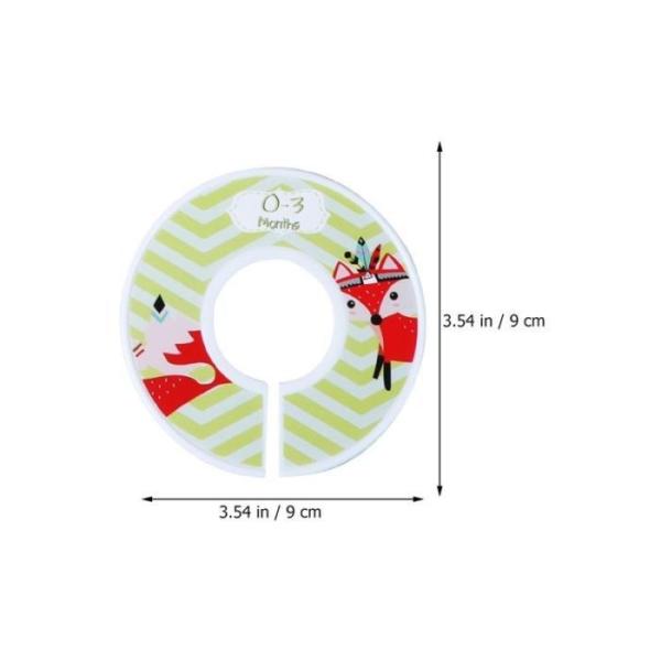 Custom Baby Closet Dividers- Wood Toddler Nursery Closet Dividers , Clothes