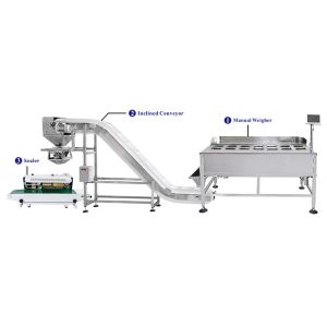 Semi Auto 4.4kw 88g 14 Head Multihead Weigher