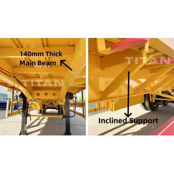 TITAN 2 Axle 40 Ft Titan Flatbed Trailer for Sale