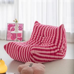 Quality Nordic togo caterpillar lazy sofa net red fabric living room balcony designer leisure single sofa recliner for sale