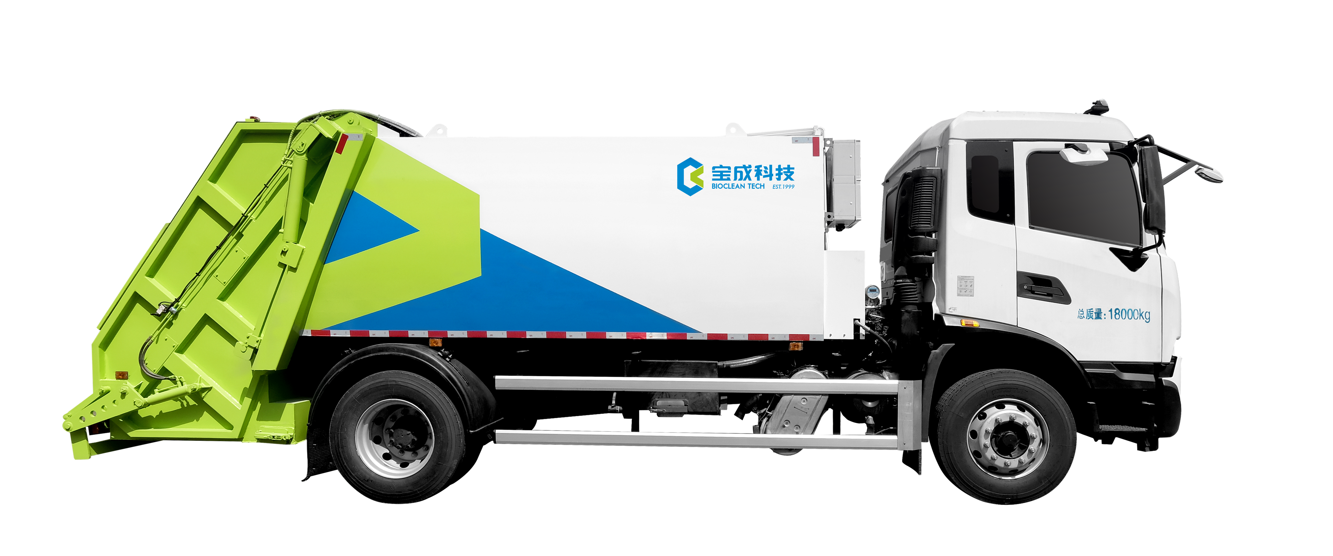 High Efficiency 18000KG Compressed Garbage Truck With EQ1180GL6DJ Chassis