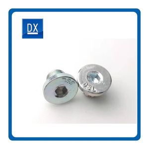 China Mini Oil Plug Vw Series White Zinc Plated No Burrs on sale