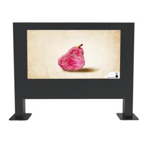 Transparent Outdoor LCD Digital Signage 60000 Hours Life Expectance