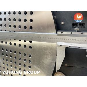 ASTM A182 F316L STAINLESS STEEL TUBESHEET HEAT EXCHANGER PART