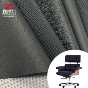Pvc Embossed Various Litchi Punch Pinhole Texture Artificial Synthetic Leather