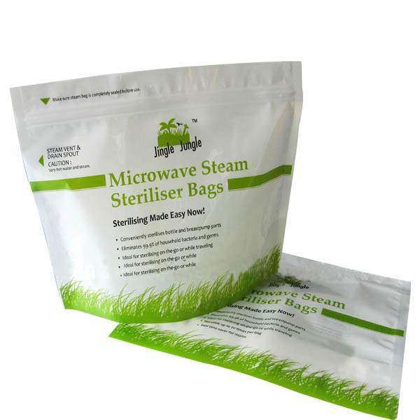 Customized Aluminum Foil Laminated Bag / Food Grade Resealable Vaccum Microwave