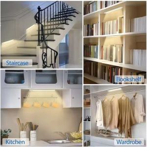 10cm-80cm LED Magnetic Motion Sensor Light Rechargeable With 120° Sensor Angle