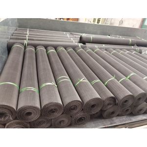 High Tensile Plain Steel Wire Mesh Black Wire Cloth 12-60mesh
