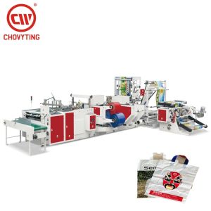 120cpm Side Seal Bag Making Machine 100pcs/min Patch Handle