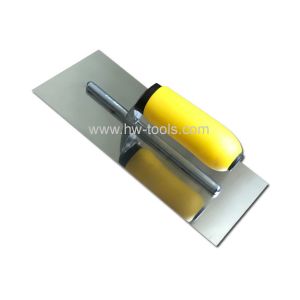 Quality Stainless steel Plastering trowel with rubber handle HW02234 for sale