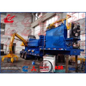 Portable Hydraulic Scrap Car Steel Aluminum Copper Baler Logger Baling Press