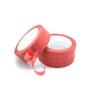50m Heat Resistant Red Masking Tape For Spray Paint