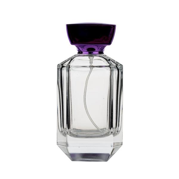 Buy Customized Logo Luxury Clear Glass Empty Perfume Bottle Free Design at wholesale prices
